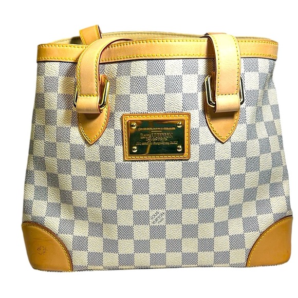 Louis Vuitton Handbags - Louis Vuitton purse shoulder bag Handbag “Damier Azur” Hampstead PM